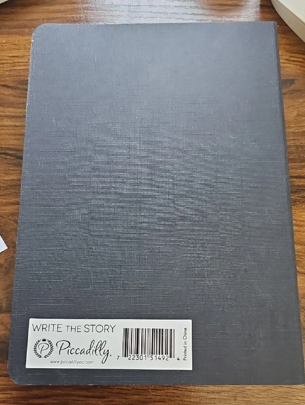 Write The Story Gold-Lettered Black Journal